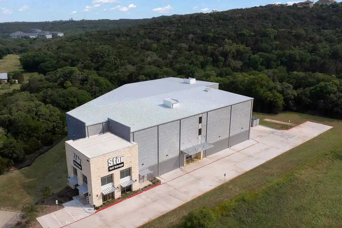 Aerial view of Stor Self Storage